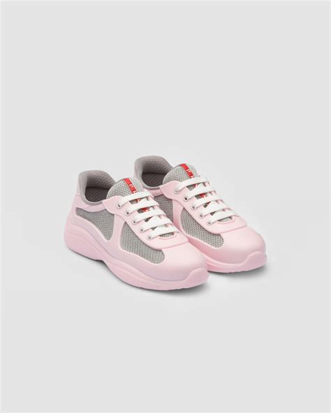 sneakers prada bianche e rosa|prada shoes.